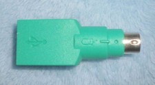 Teal Green GENUINE Official Microsoft Com Port to USB Adapter NEW RARE picture