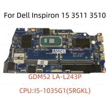 LA-L243P For Dell Inspiron 15 3510 3511 Motherboard I5-1035G1 SRGKL CN-03P9HH picture