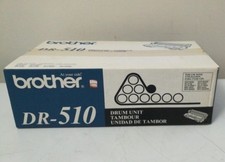 Genuine Brother DR510 DR-510 Drum Cartridge, 20000 Page-Yield, Black  Sealed Box picture