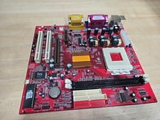 Vintage PC-Chips M810L REV 7.1 A Socket 462 Motherboard w/ IO Plate AMD UNTESTED picture