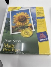 Avery Photo Series Matte Photo Paper, 50 Sheets of 8 1/2 x 11
