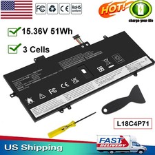 LOT L18C4P71 L18M4P72 Battery For Lenovo ThinkPad X1 Yoga 4th 5th Gen Carbon 7th picture