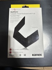 Kanex-Black-MultiSync Foldable Travel Keyboard W/ Full Number Pad-iOS & Android picture