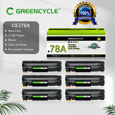 6PK CE278A 78A BK Toner Cartridge Fits For HP LaserJet Pro P1560 P1566 P1606DN picture