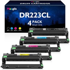 BROTHER DR-223CL DRUM UNIT SET - 18,000 PAGES - SEALED BAGS picture