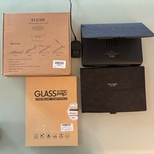 Lot of iPad/tablet Accessories Stand, Case, Tempered Glass, Charging Dock picture