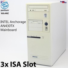 3X ISA Slot Intel Anchorage AN430TX Pentium MMX 166MHZ Computer PC Windows 95 98 picture