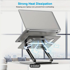 Rotary 360° Rotating Adjustable Laptop Stand Riser Non-Slip Heat Dissipation picture