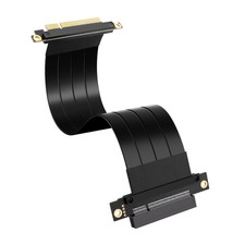 SinLoon PCIe 3.0 X8 Extension Cable PCI-E 8X Male to Female 25 cm, Black picture