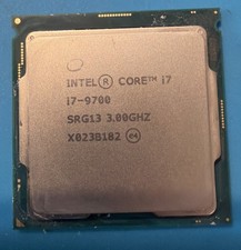 Intel Core i7-9700 3.00 GHz LGA 1151 Desktop CPU Processor SRG13 GRADE A clean. picture