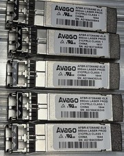 Lot of (5) Avago AFBR-57D9AMZ-ELX 8GB FC SFP+ 850NM SR Transceiver Module picture