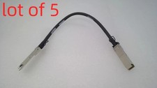 lot of 5 NetApp Amphenol 112-00176 QSFP TO QSFP 0.5M 1.5ft External SAS Cable picture