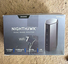 NETGEAR Nighthawk RS200 WiFi 7 Dual-Band Router 6.5 Gbps 4-Port Black picture