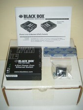 Black Box Networking LP004A 4 Port Power Over Ethernet PoE Switch picture
