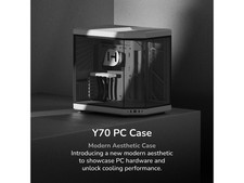 HYTE Y70 CS-HYTE-Y70-BW Dual Chamber Mid-Tower ATX Case with PCIe 4.0 Express picture