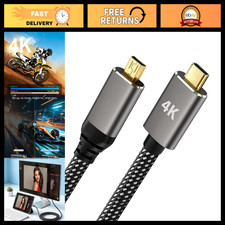 4K USB C to Micro HDMI Cable 6FT - 4K@60Hz, 2K@120Hz, 18Gbps High-Speed HDMI picture