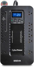 Cyberpower EC850LCD Ecologic UPS Battery Backup and Surge Protector, 850VA/510W, picture