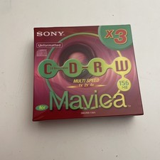 Sony CD-RW 3 Pack for Mavica Camera 3MCRW-156A Compact Disc Rewriteable picture