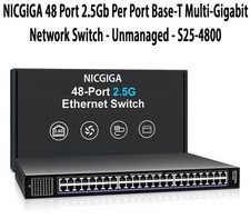 NICGIGA 48 Port 2.5Gb Per Port Base-T Multi-Gigabit Network Switch - Unmanaged picture