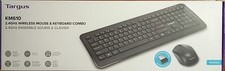 Targus KM610 2.4 GHz Wireless Keyboard & Mouse Combo USB Receiver Included New picture