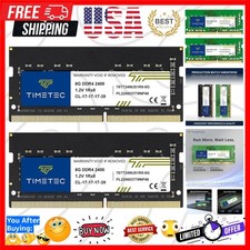 16GB KIT 2x8GB 2400MHz PC4-2400T PC4-19200 SODIMM Laptop RAM – 260-Pin 1.2V C... picture