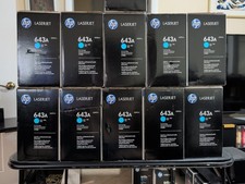 New HP Laserjet 643A Toner Cartridge Cyan Q5951A picture