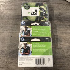 Genuine HP 902XL  Black Ink Cartridge   Exp 1/2023. 4 pack  picture