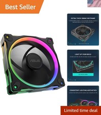 Prime MR120 ARGB Fan - Whisper Quiet, 28mm Frame & Aura Sync Compatibility picture