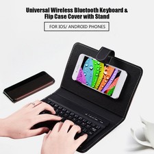Universal Mobile Phone Bluetooth Keyboard Case Stand for 4.5-6.8