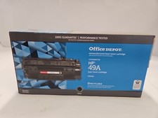 NEW Office Depot HP 49A Laser Toner Cartridge color black Q5949A Govt. Surplus picture