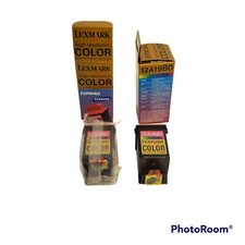 Lexmark 12A1980 High Resolution Color Standard Print Cartridge *Lot of 2* picture