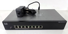 Cisco Small Business SF300-08 300  8 Port 10/100 RJ45 Managed Network Switch picture