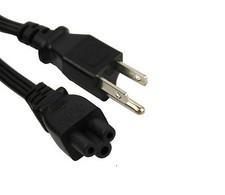 Lot of 50pcs 6ft PC 3-Prong Mickey Mouse AC Power Cord for Laptop, PC, Printers picture