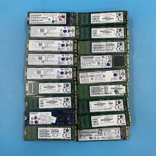 (LOT OF 160) *MIXED BRANDS* 128GB SSD M.2 80mm 2280 SATA Solid State Drives picture