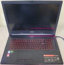 MSI MS-17C8 GL73 95C Gaming i5-9th Gtx 16 Steel Series Model 9560NGW **PARTS** picture