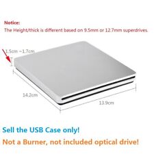 IDE Superdrive 9.5mm 12.7mm External Slot in USB Case for Apple MacBook CD DVD picture