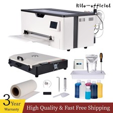 KILO A3+ XP600 DTF Transfer Printer T-shirt Printer Roll Feeder+ Oven 2480 in2/h picture