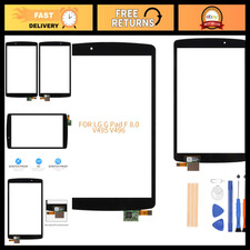 LG G Pad F 8.0 V495 V496 Touch Screen Replacement Repair Kit + Tempered Glass & picture