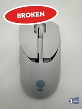 (BROKEN) Alienware Pro Wireless Gaming Mouse Optical 6 Button Lunar Light 4GH7N picture