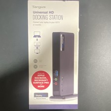 Targus Universal HD Docking Station Black USB 3.0 HDMI RJ-45 Audio I/O picture