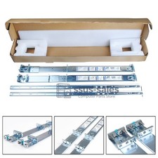 1U Static Ready Rail Kit For Dell R320 R330 R440 R620 R640 Server 053D7M D419M picture