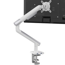 Single Monitor Arm Mount  CTA White Monitor Mount for 23