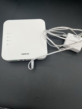 Nokia XS-010X-Q Optical Network Terminal Modem Router W/ Power Supply Adapter picture