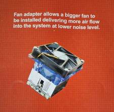 Mitron Fan Adapter 92mm to 120mm UV Reactive picture