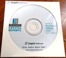  SEAGATE  Crystal Reports Developer Edition Version 8 Full Product New  picture