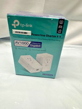 TP-LINK AV1000 2-Port Gigabit Passthrough Powerline Network Extender 4K Kit picture