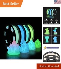 3D Printer Filament Bundle, Glow in The Dark Filament Multicolor, Green, Blue... picture