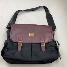 LOVEVOOK Laptop Bag for Women 16 in Tote Case Black/Purple Compartments USB NWOT picture