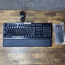 EVGA Z15 RGB Mechanical Gaming Keyboard Wired Black with Magnetic Wrist Rest picture