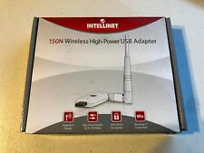 New - Sealed - Intellinet Wireless 150N USB Adapter w/ High Power Antenna 524698 picture